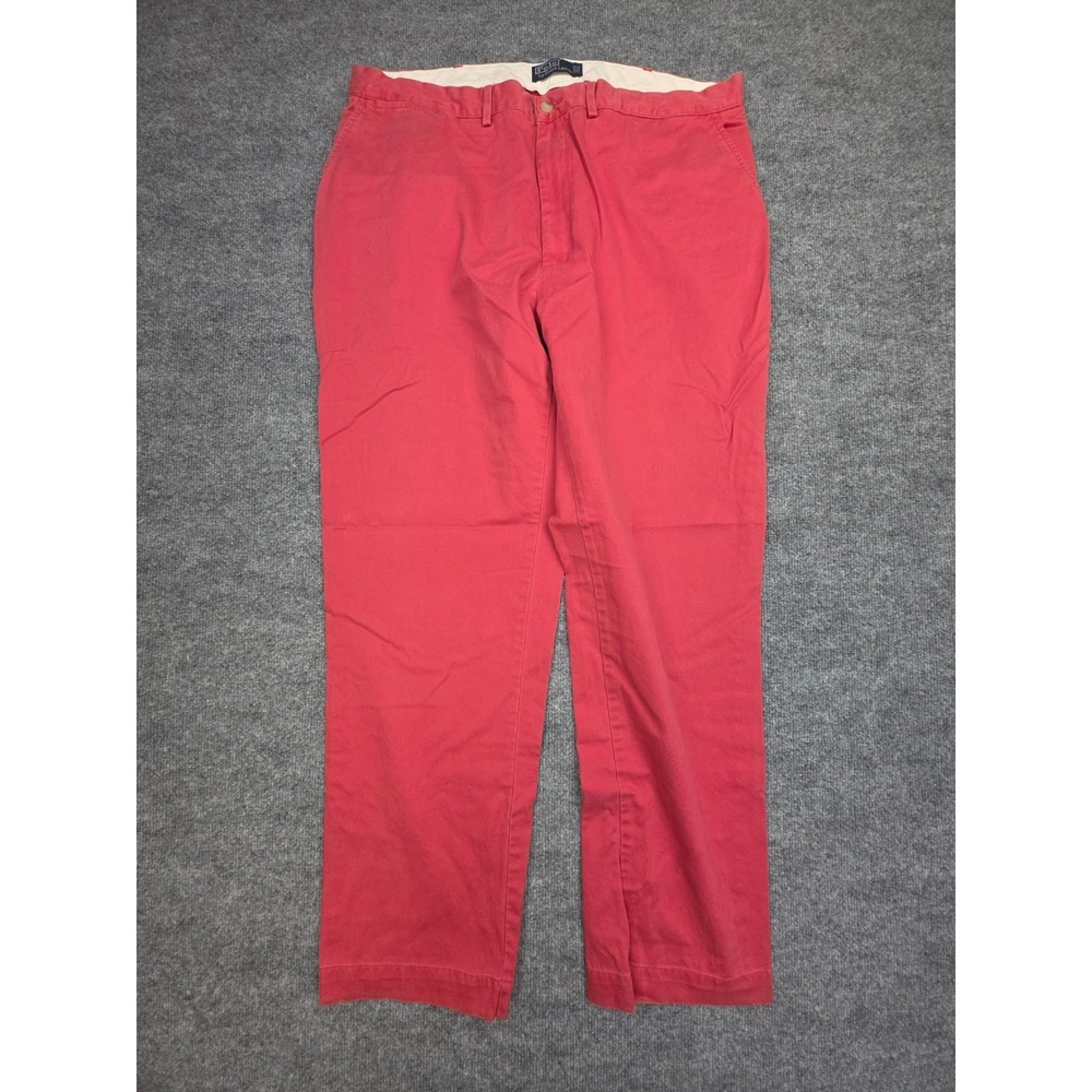 Polo Ralph Lauren Chino Pants Men's 40 x 32 (FITS 38 x 31) Pink 100% Cotton